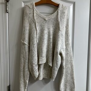 Universal Thread Cozy Knit Hooded Sweater and Short Set